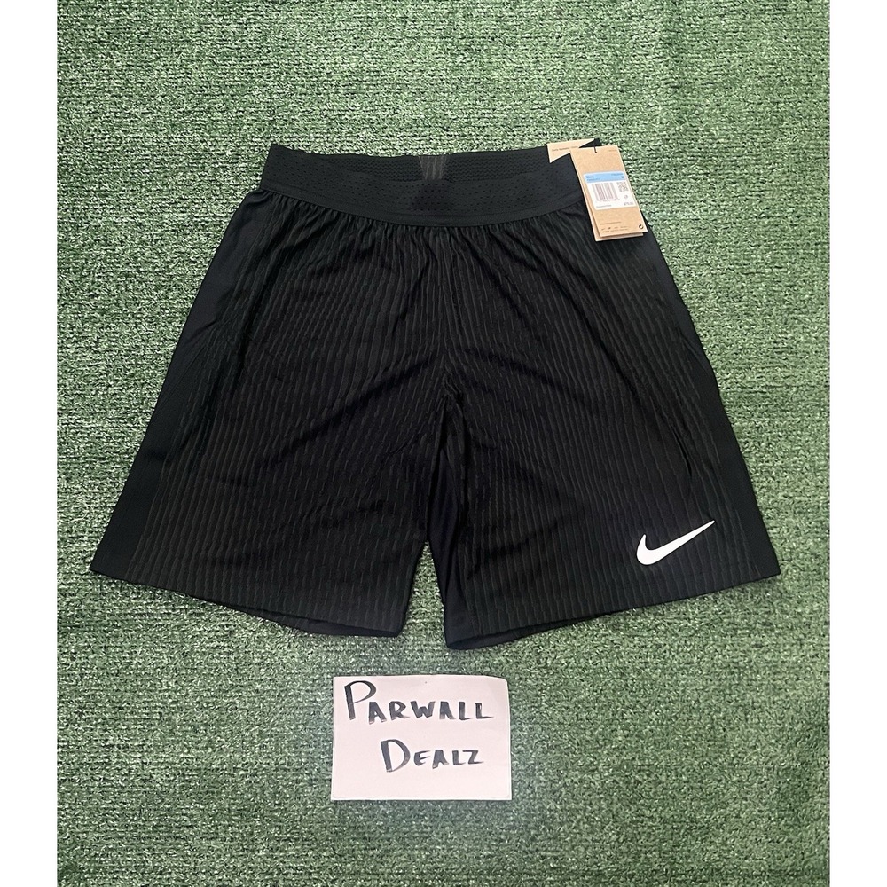 Nike Dri-Fit ADV 8" VaporKnit Black Soccer Shorts FZ9352-410 Men's Medium
